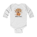 Personalized Pumpkin Baby Onesie Long Sleeve