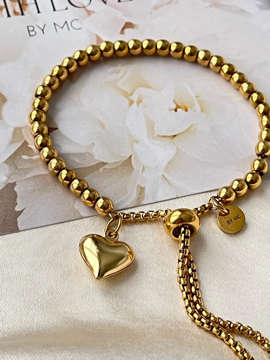 Gouden Armband met Hart – 18K PVD Waterproof