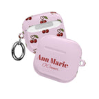Cherry Pink AirPods Case – Personalize with Name