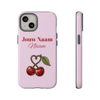 Cherry Pink Phone Case – Personalise with Name