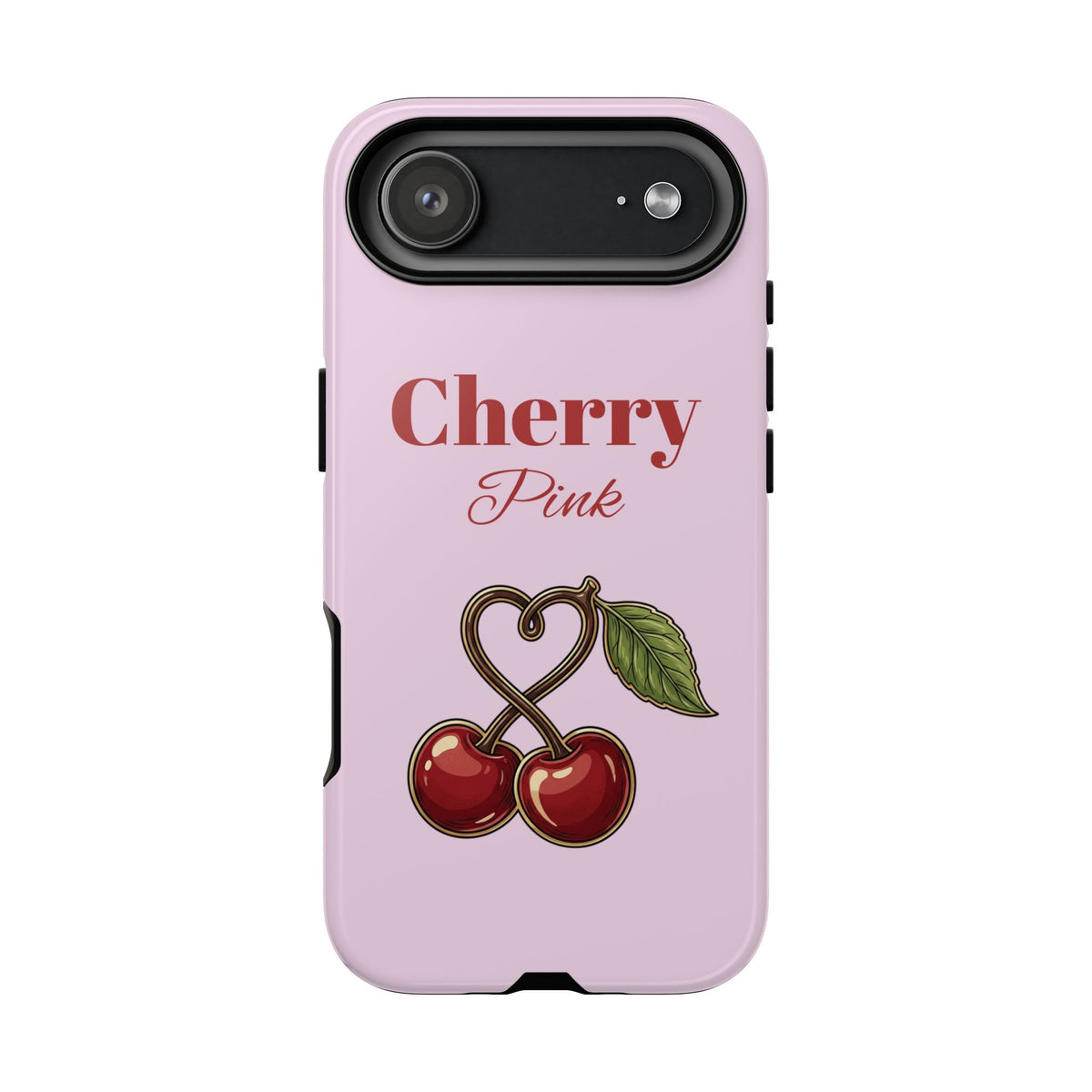 Cherry Pink Phone Hoesje – Personaliseer met Naam