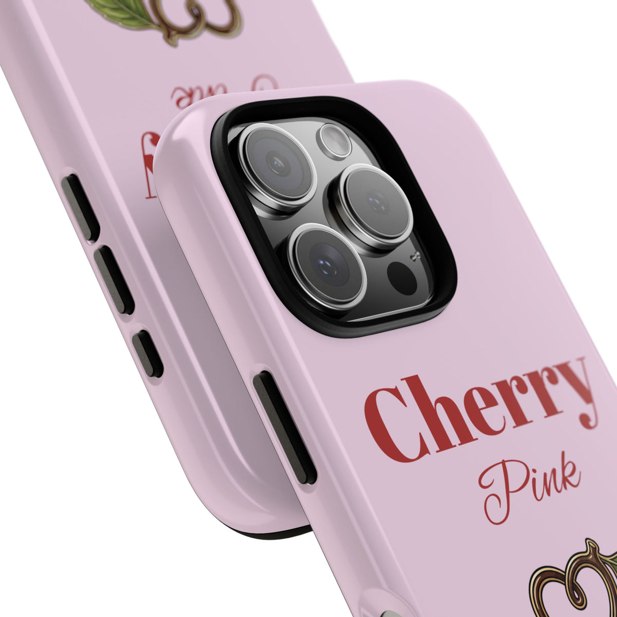 Cherry Pink Phone Case – Personalise with Name