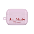 Cherry Pink AirPods Case – Personalize with Name