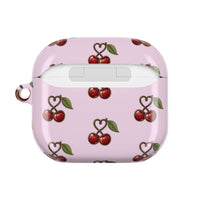 Cherry Pink AirPods Hoesje – Personaliseer met Naam