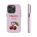 Cherry Pink Phone Case – Personalise with Name