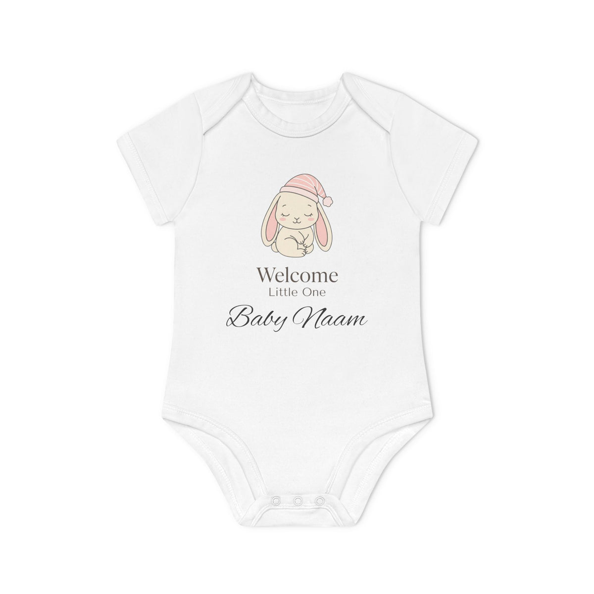 Welcome Little One – Baby Romper | Personaliseerbaar
