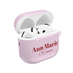 Cherry Pink AirPods Case – Personalize with Name