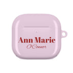 Cherry Pink AirPods Case – Personalize with Name