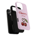 Cherry Pink Phone Case – Personalise with Name