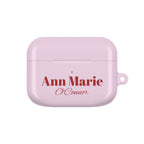 Cherry Pink AirPods Case – Personalize with Name