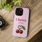 Cherry Pink Phone Case – Personalise with Name