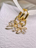 Waterproof Bowknot Oorbellen | 18K | Non-Tarnish | Elegant
