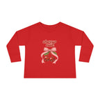 Toddler Long Sleeve Tee "Cherry Cute" Pink Graphic Tee | Personalizable