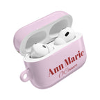 Cherry Pink AirPods Case – Personalize with Name