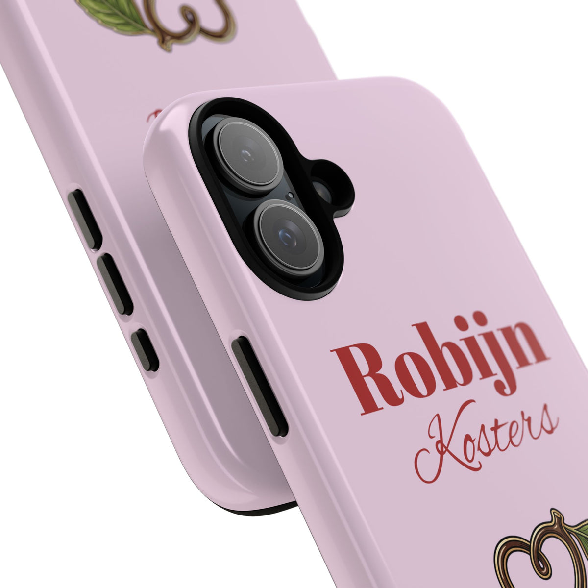 Cherry Pink Phone Case – Personalise with Name
