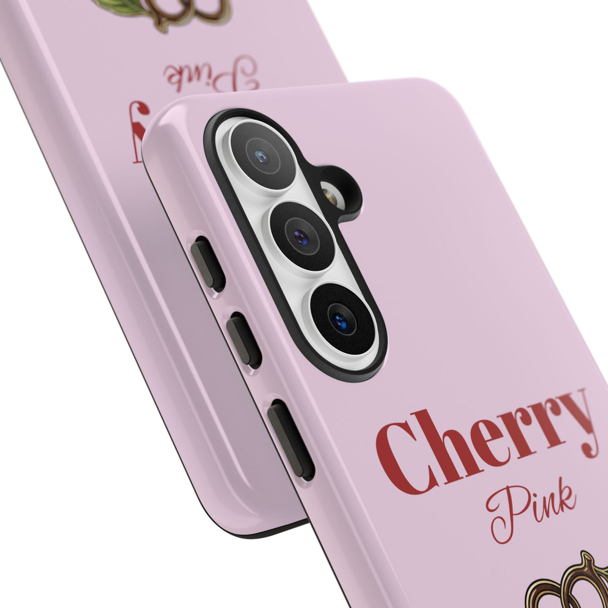 Cherry Pink Phone Case – Personalise with Name