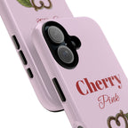 Cherry Pink Phone Case – Personalise with Name