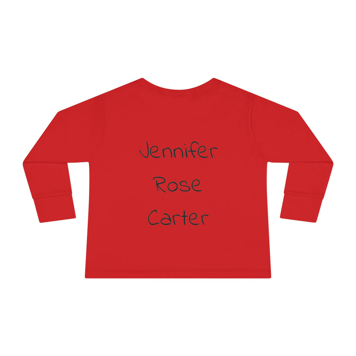 Toddler Long Sleeve Tee "Cherry Cute" Pink Graphic Tee | Personalizable
