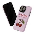 Cherry Pink Phone Case – Personalise with Name
