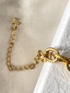 Faith Hope Love Bedelarmband | 18K Verguld Stainless Steel