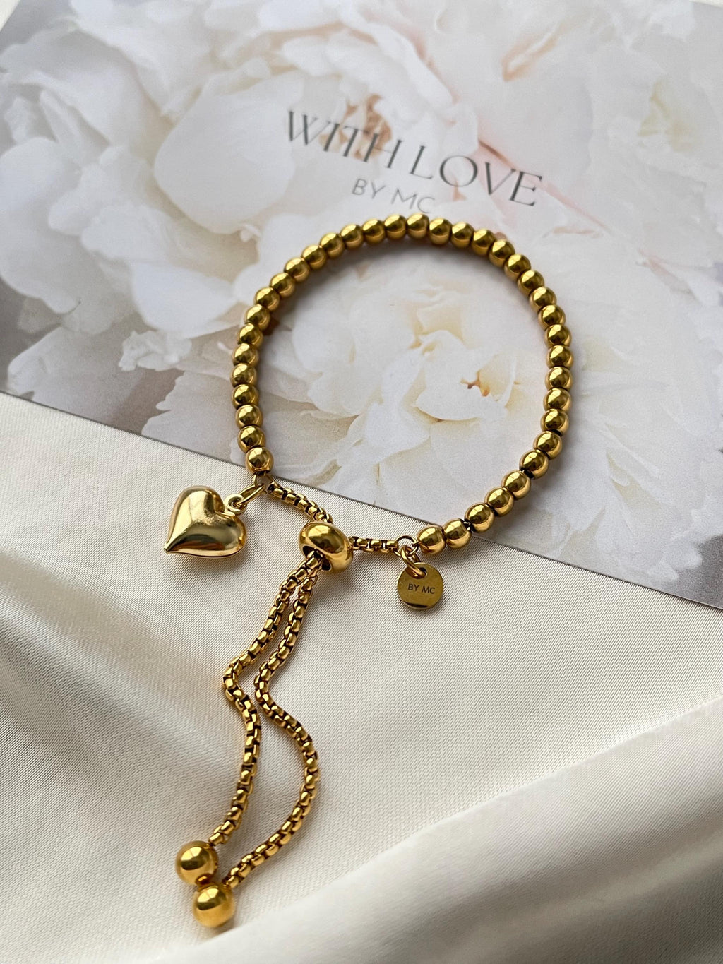 Gouden Armband met Hart – 18K PVD Waterproof