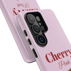 Cherry Pink Phone Case – Personalise with Name