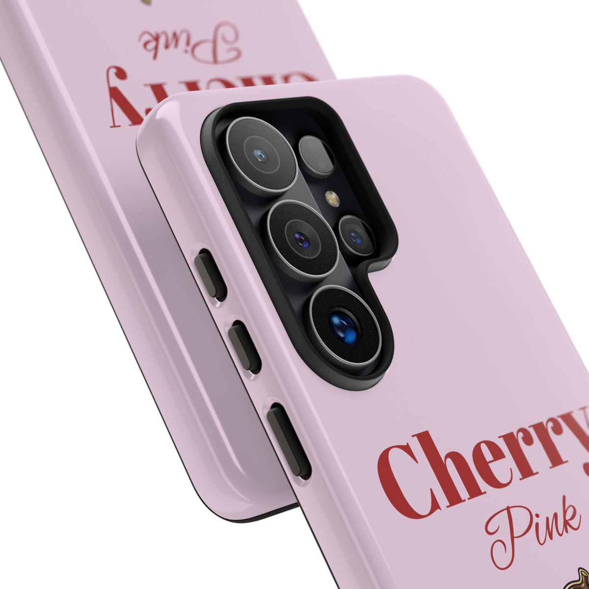 Cherry Pink Phone Case – Personalise with Name