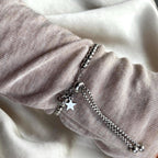 Ball Chain Armband met of zonder Hart & Ster Bedels