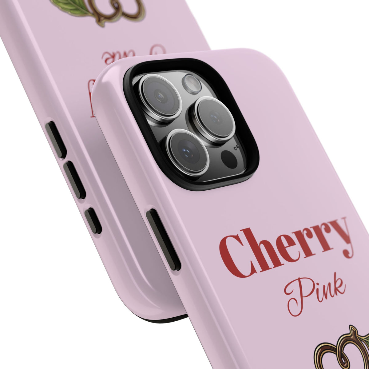 Cherry Pink Phone Case – Personalise with Name