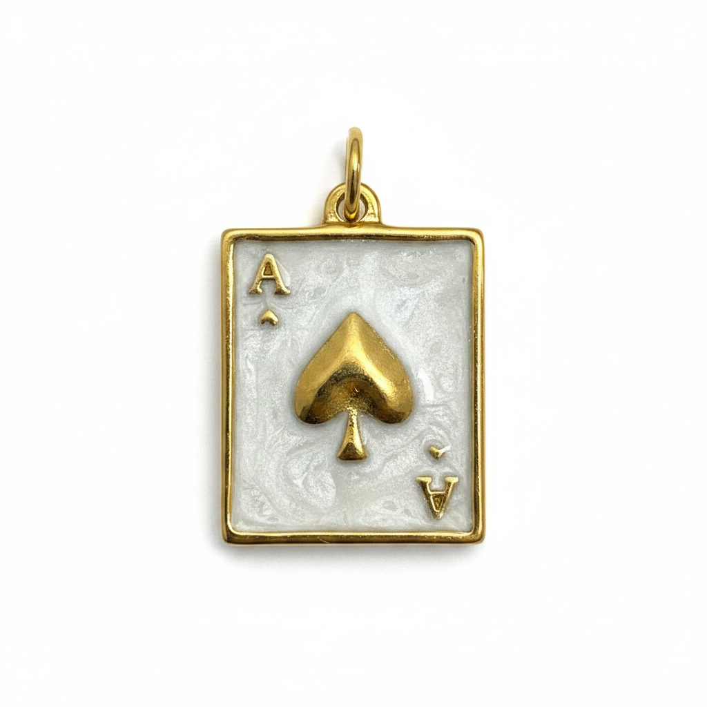 Ace of Spades hanger close-up
