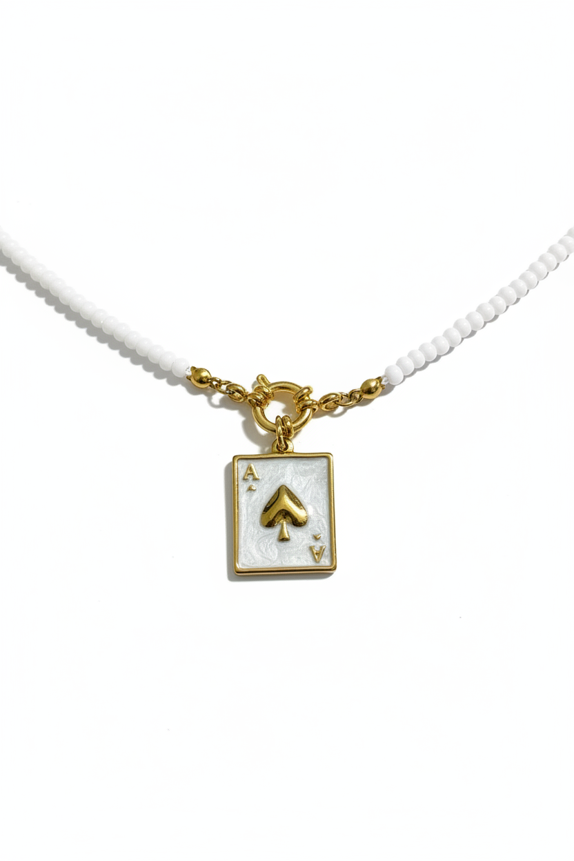 Ace of Spades Necklace – 2:3 Product Photo