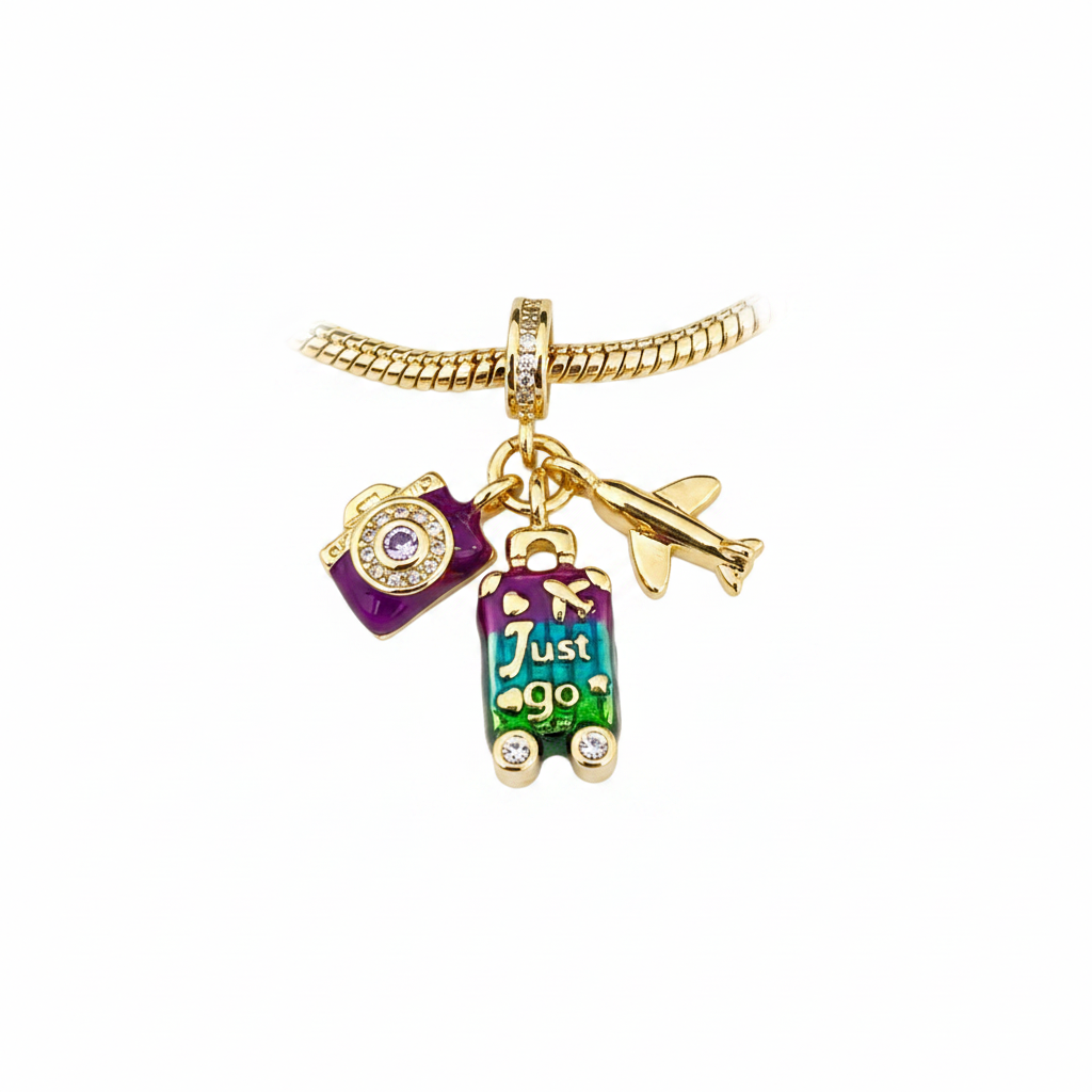 Charms only white background