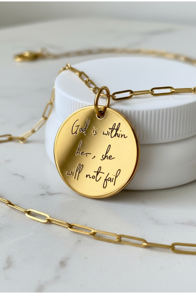 "God Is Within Her" Ketting