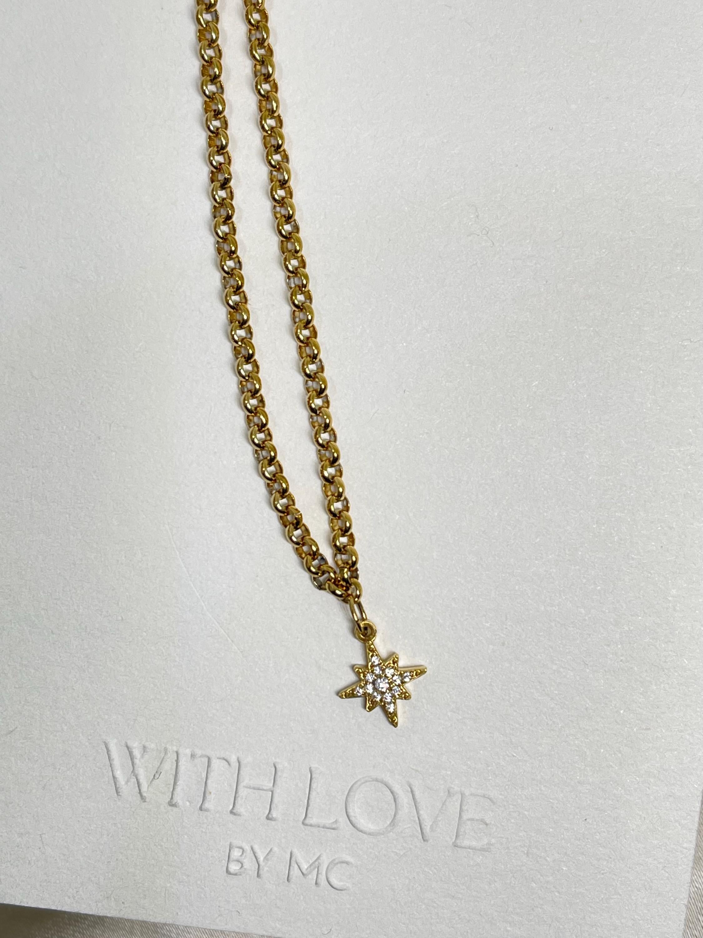 Gold Star Bracelet + Earrings | 14K | Non-Tarnish | minimal | elegant | Christmas | Gift set