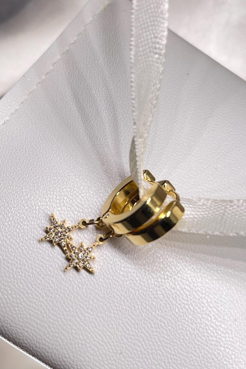 Gold Star Bracelet + Earrings | 14K | Non-Tarnish | minimal | elegant | Christmas | Gift set