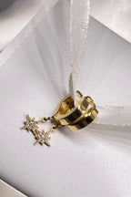 Ster Sieradenset Armband en Oorbellen 14K Verguld