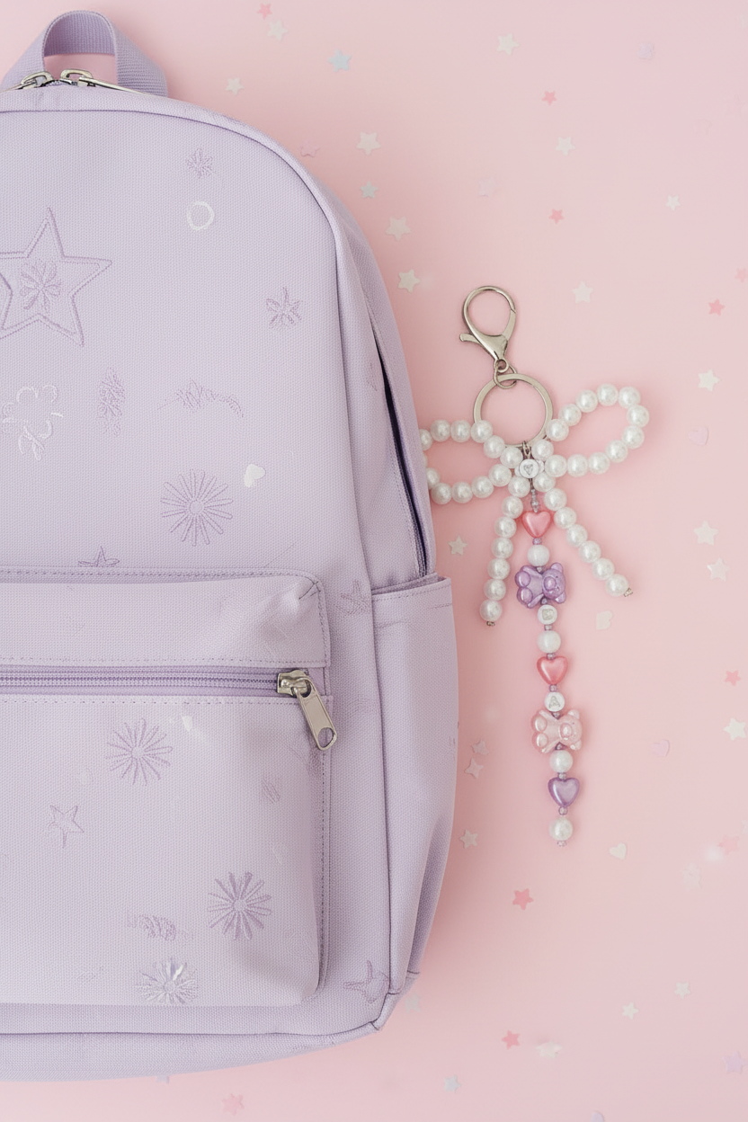 Flat lay tas en hanger