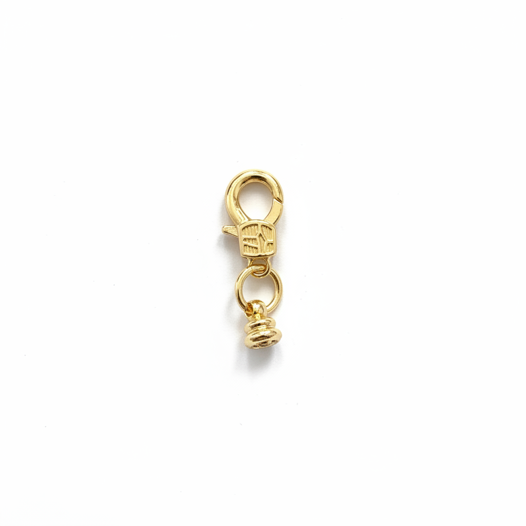 Gold Clasp Connector – White Background