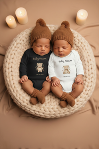 Baby Romper Teddy Personaliseerbaar met Naam & Geboortedatum