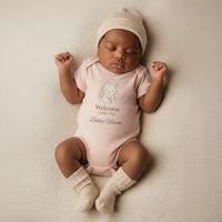 Welcome Little One – Baby Romper | Personaliseerbaar